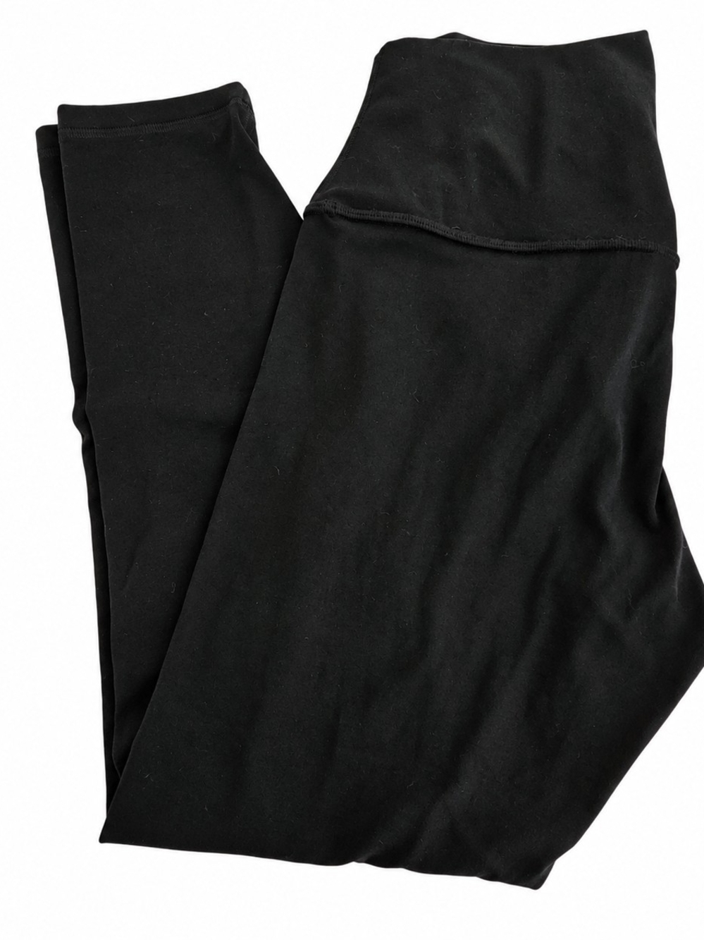 CRZ YOGA Black High Waisted Leggings XL 14 Full Length Activewear